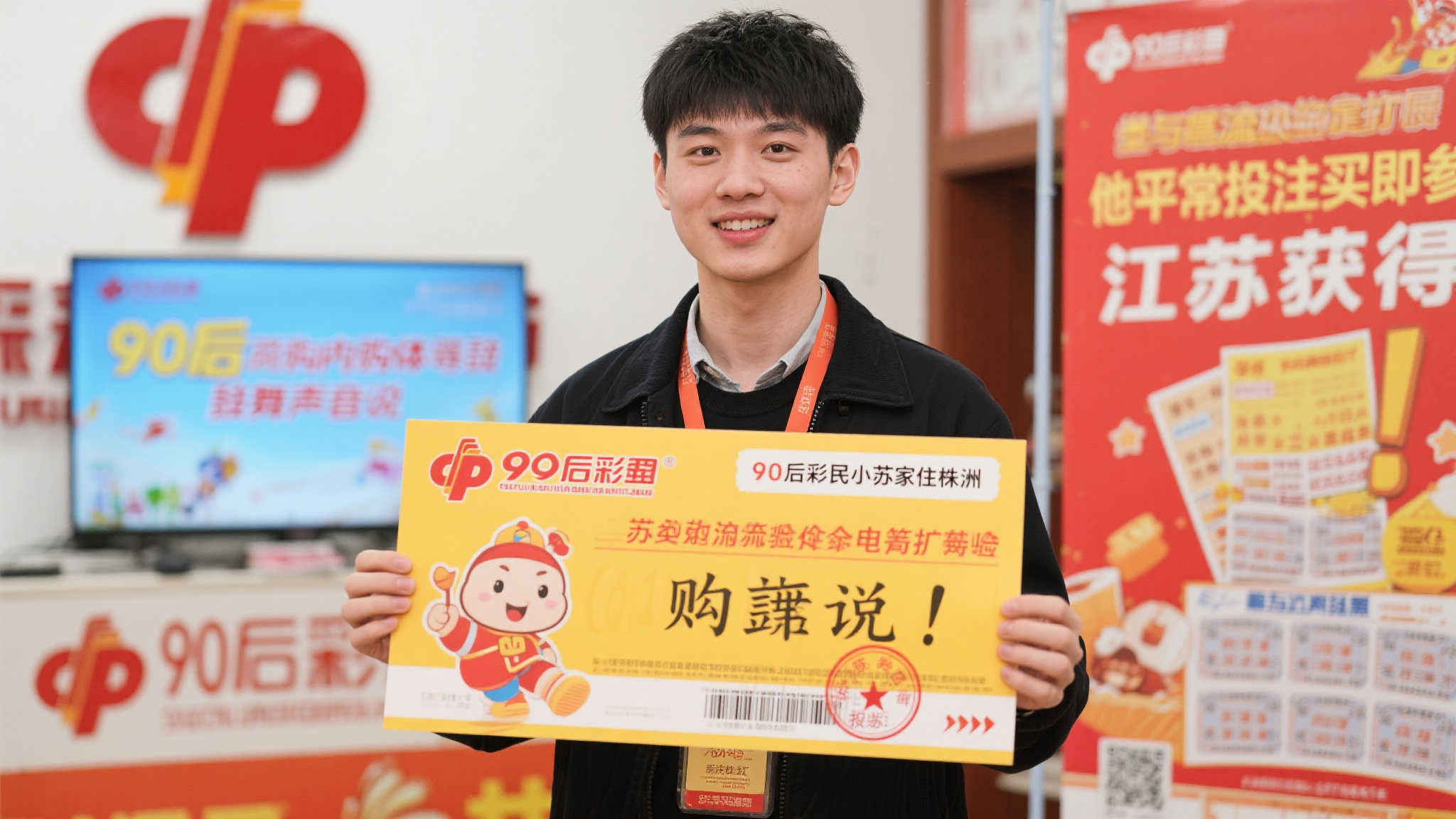 某位"90后彩民小苏家住株洲，他平常投注